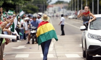 Anteriormente ya se realizó un bloqueo en el segundo anillo para rechazar la repostulación de Evo Morales en 2019