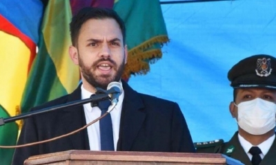 El ministro de Gobierno, Eduardo Del Castillo. 