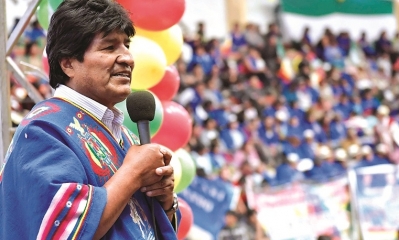 Foto / Archivo : El expresidente Evo Morales
