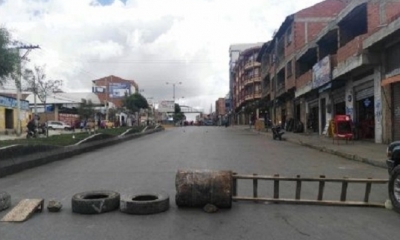 Así están las calles en estos momentos en la capital del país. Foto: William Zolá