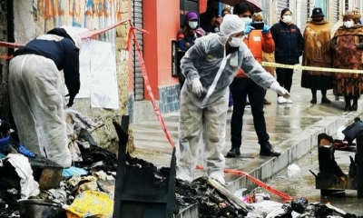 La casa donde se encontraron los dos cuerpos.
