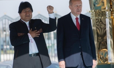 Evo Morales y Erdogan/Foto RRSS