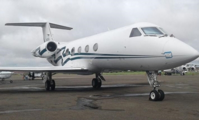 El jet N557 JK. Foto: Los Tiempos