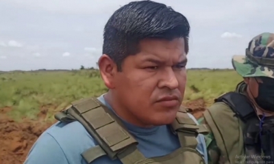 Viceministro de Defensa Social y Sustancias Controladas, Jaime Mamani. Foto: captura de video