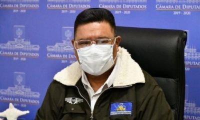 El presidente de la Cámara de Diputados, Sergio Choque