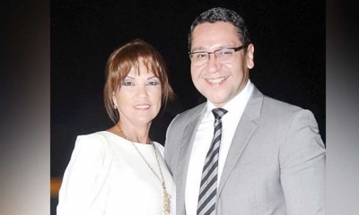Desireé Bravo y el diputado Tomás Monasterio