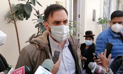 El ministro de Gobierno, Eduardo del Castillo