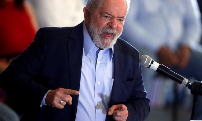 Luiz Inácio Lula da Silva habla durante una rueda de prensa, el 10 de marzo. | EFE