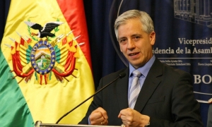 El vicepresidente Álvaro García Linera.