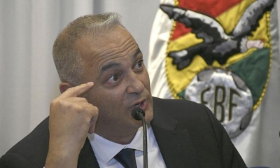 Fernando Costa, presidente de la Federación Boliviana de Fútbol (FBF). 