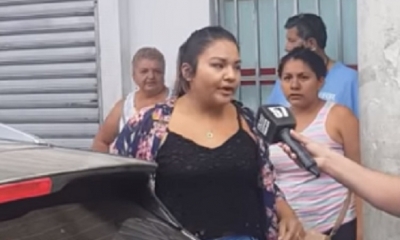 La madre y las dos hijas tiene varias denuncias por agresión/Foto. Captura de video