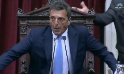 Foto: Captura de pantalla video / Sergio Massa 