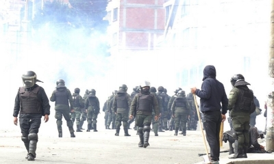 La Policía permanecerá en Villa Fátima ante anuncios de radicalización de protestas por cocaleros