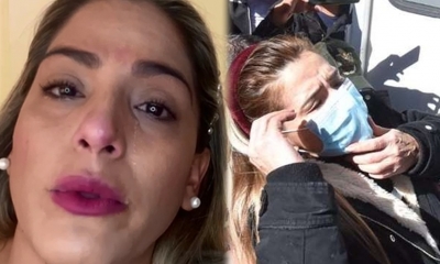 Carolina Ribera llora por el estado de salud de su madre.