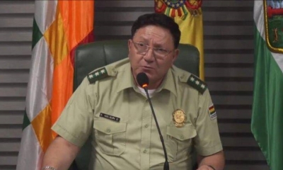 El coronel Erik Holguín 