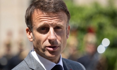 El presidente francés, Emmanuel Macron