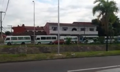 Los micros se concentran en diferentes zonas de la ciudad/Foto. Captura de pantalla 