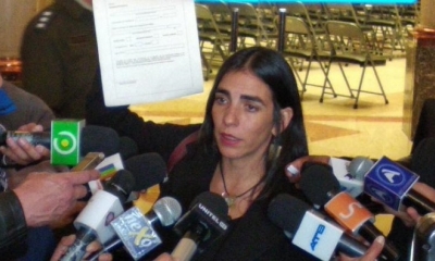 La presidenta de la Cámara de Diputados Gabriela Montaño