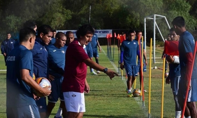 Alvaro Peña con el equipo/Foto. Daniel James