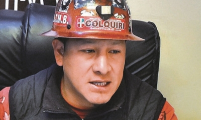 Orlando Gutiérrez, dirigente minero.. Foto:APG