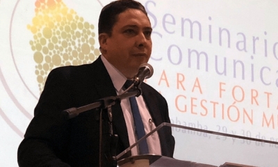 El ministro de Justicia, Héctor Arce