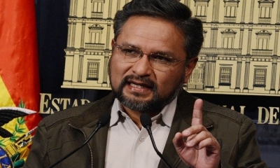 El ministro de la Presidencia, Alfredo Rada