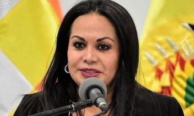 La exministra de Comunicación Roxana Lizárraga.