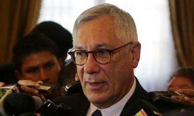 El exagente de Bolivia en La Haya, Eduardo Rodríguez Veltzé. 