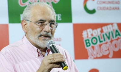 El candidato de Comunidad Ciudadana, Carlos Mesa