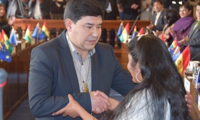Milton Barón, presidio su primera reunión /Foto. RRSS
