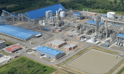 Vista aérea de la planta de urea ubicada en Bulo Bulo. ABI