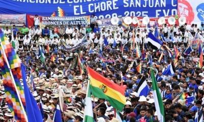 La concentracion da inicio a la campaña por el Movimiento al Socialismo. | ABI