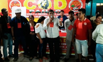 Edgar Zeballos, recordó el jueves al gobierno de Estados Unidos que Bolivia no es una 