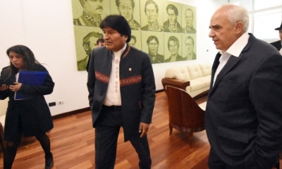 Evo Morales y Ernesto Samper/Foto. Kandire