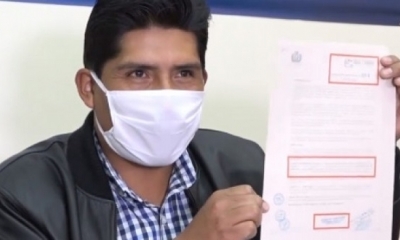 El diputado Franklin Flores 