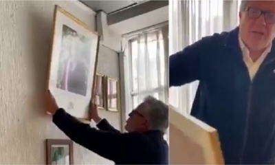 La molestia del alcalde es clara. | Fuente: Twitter