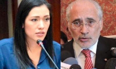Adriana Salvatierra y Carlos Mesa/Foto. Kandire 