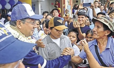Luis Arce llego a Chimore