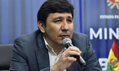 El ministro de Hidrocarburos y Energías, Franklin Molina