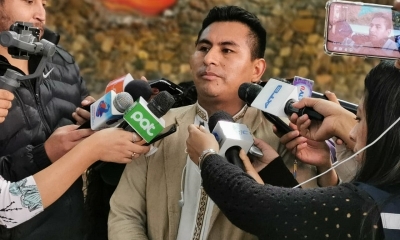 Jefe de bancada del MAS en la Cámara de Diputados, Gualberto Arispe