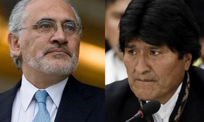 Carlos Mesa y  Evo Morales