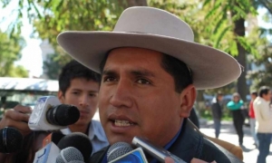 Ex alcalde de San Lorenzo por el Movimiento Al Socialismo (MAS), Juan Carlos Gutiérrez