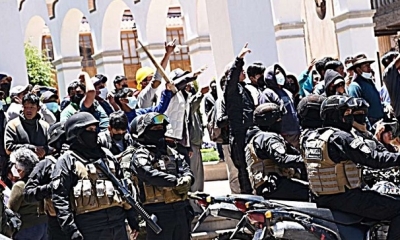 La primera jornada del paro multisectorial fue violenta en Potosí.