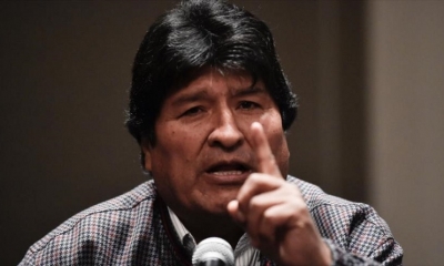 El expresidente del Estado y actual jefe de campaña del Movimiento al Socialismo (MAS), Evo Morales