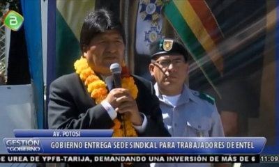 El presidente Evo Morales 
