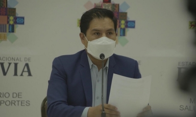 El ministro de Salud y Deportes, Jeyson Auza.