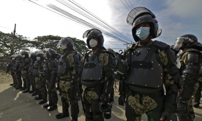 Soldados hacen guardia frente a la cárcel Guayas 1 en Guayaquil, Ecuador, el pasado septiembre.
