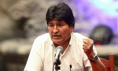 El expresidente Evo Morales
