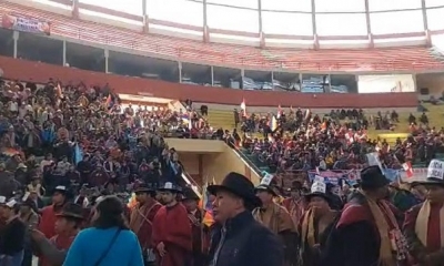 Durante el congreso del MAS se eligió a dos directivas