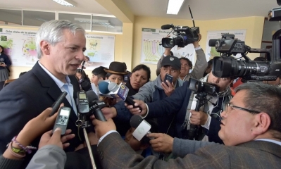 Vicepresidente Álvaro García Linera. Foto: RRSS